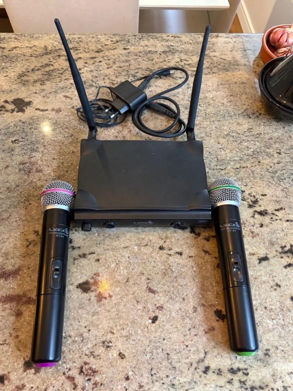 Microfone Duplo Sem Fio (Wirelless) Lyco UH-02MM UHF - Foto 5