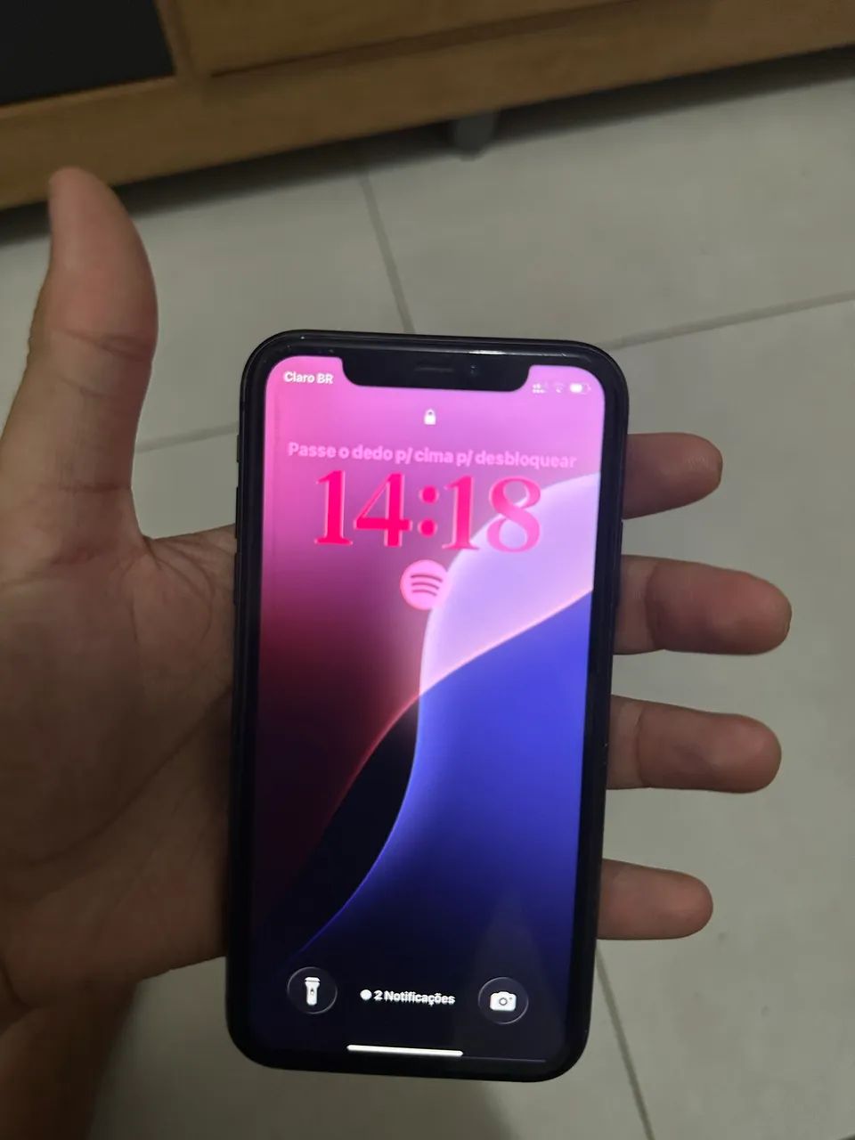 iPhone 11 128GB Preto - Original, Excelente Estado, Bateria 71%