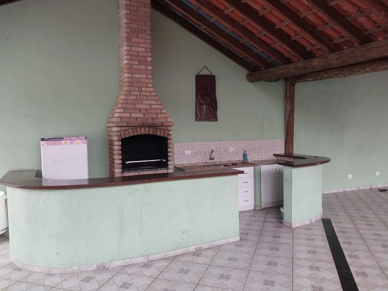 Salão de festas com piscina e churrasqueira  - Foto 5
