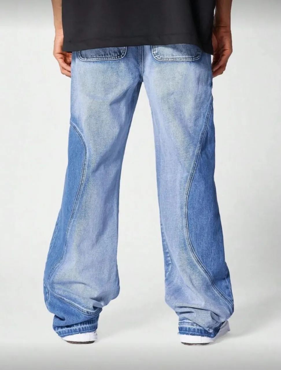 calça jeans sumwon curva azul - Foto 2