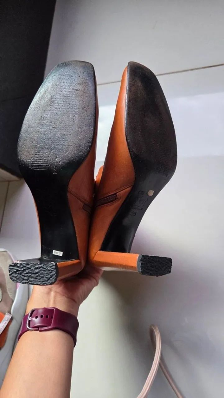 bota couro feminina corello n. 35 - Foto 5