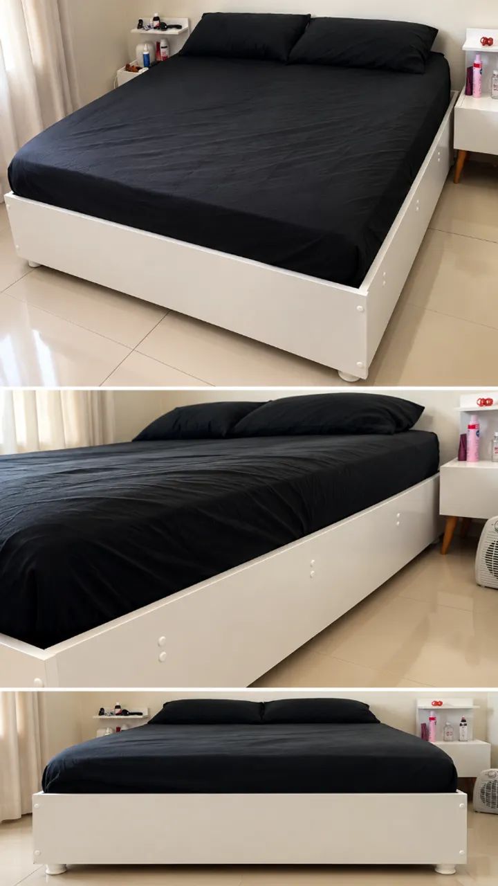 Cama de Casal Branca - Foto 3