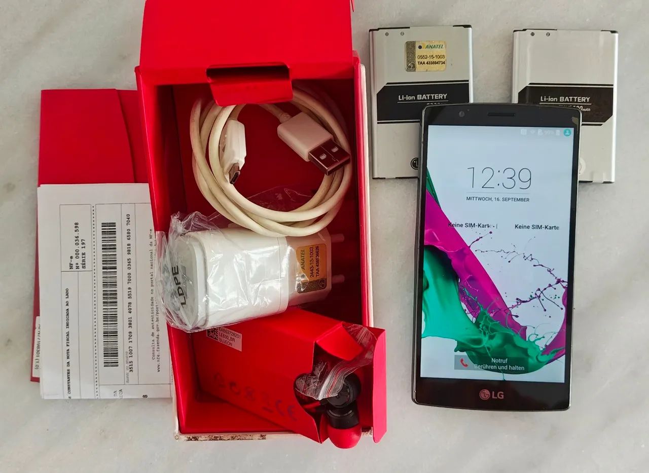 LG G4 H818P Couro Preto, Raridade - Foto 2
