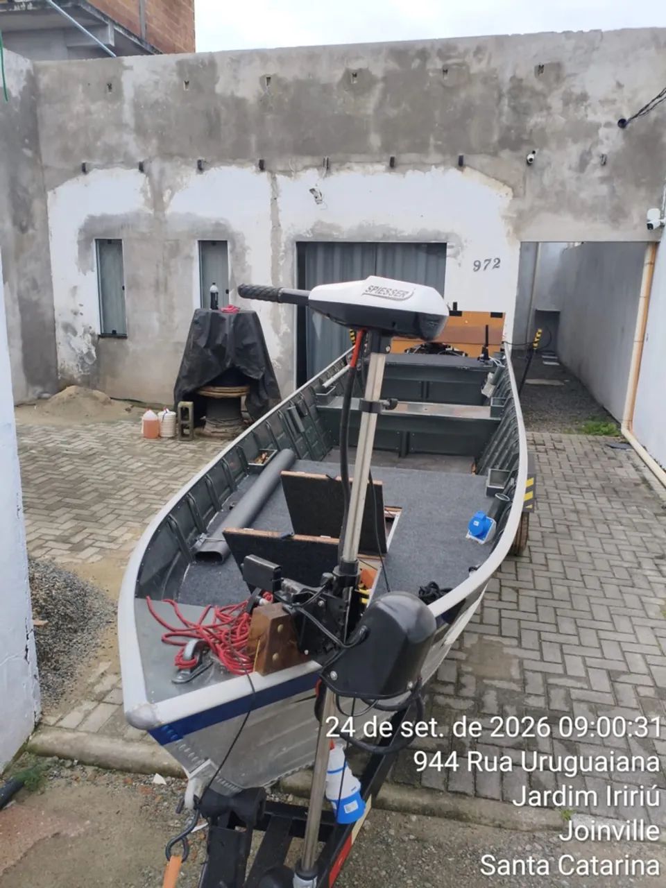 Barco de alumínio 