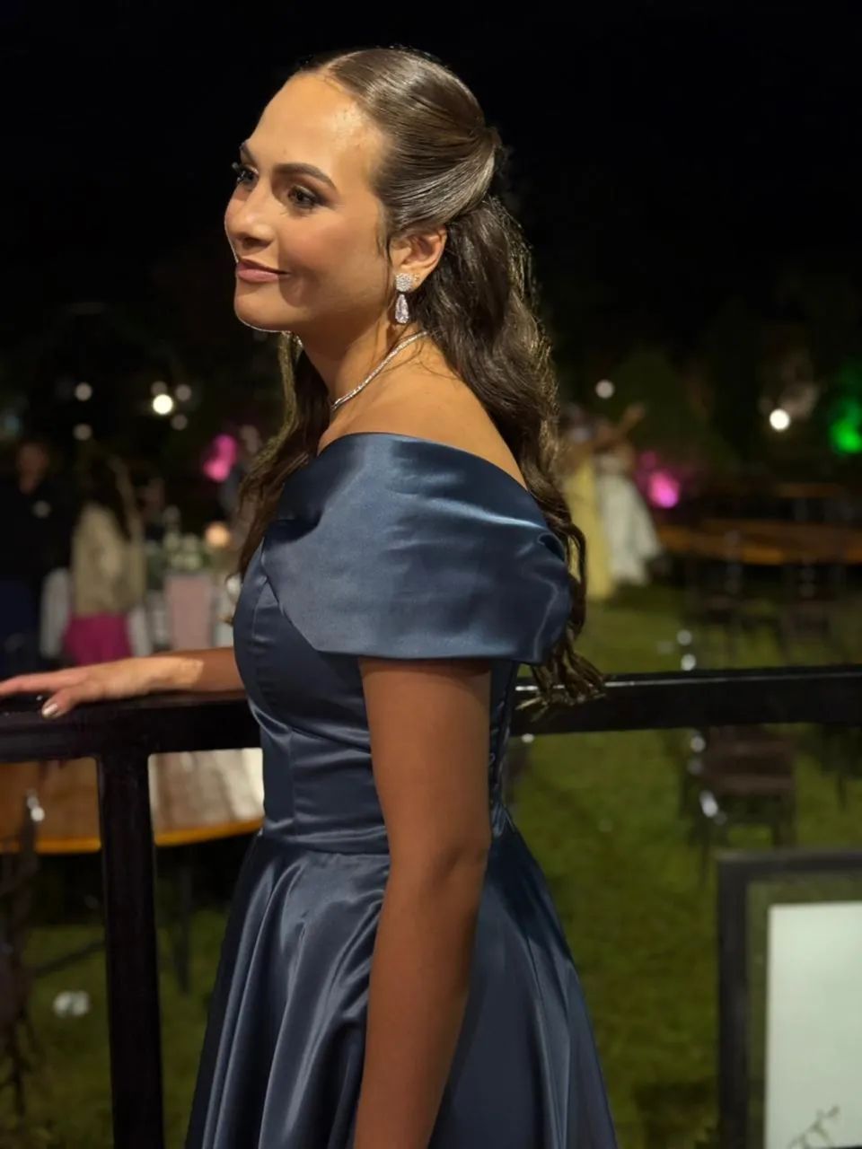 VESTIDO DE FESTA USADO 1x  - VENDA RÁPIDA  - Foto 2