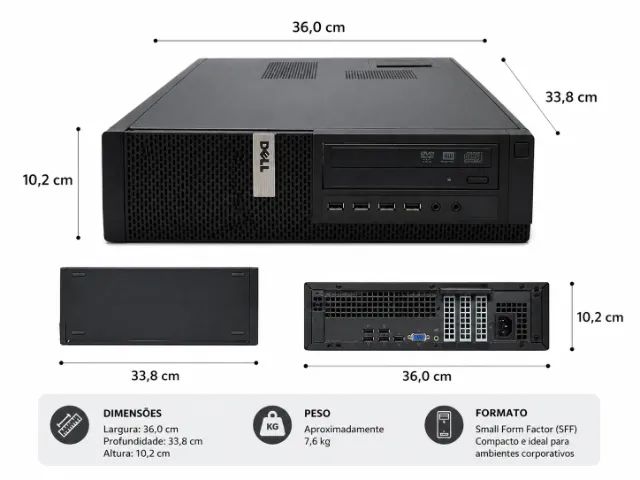 Computador Desktop Dell OptiPlex 7010 - Usado | Ótimo para trabalho e estudos441992681305548804