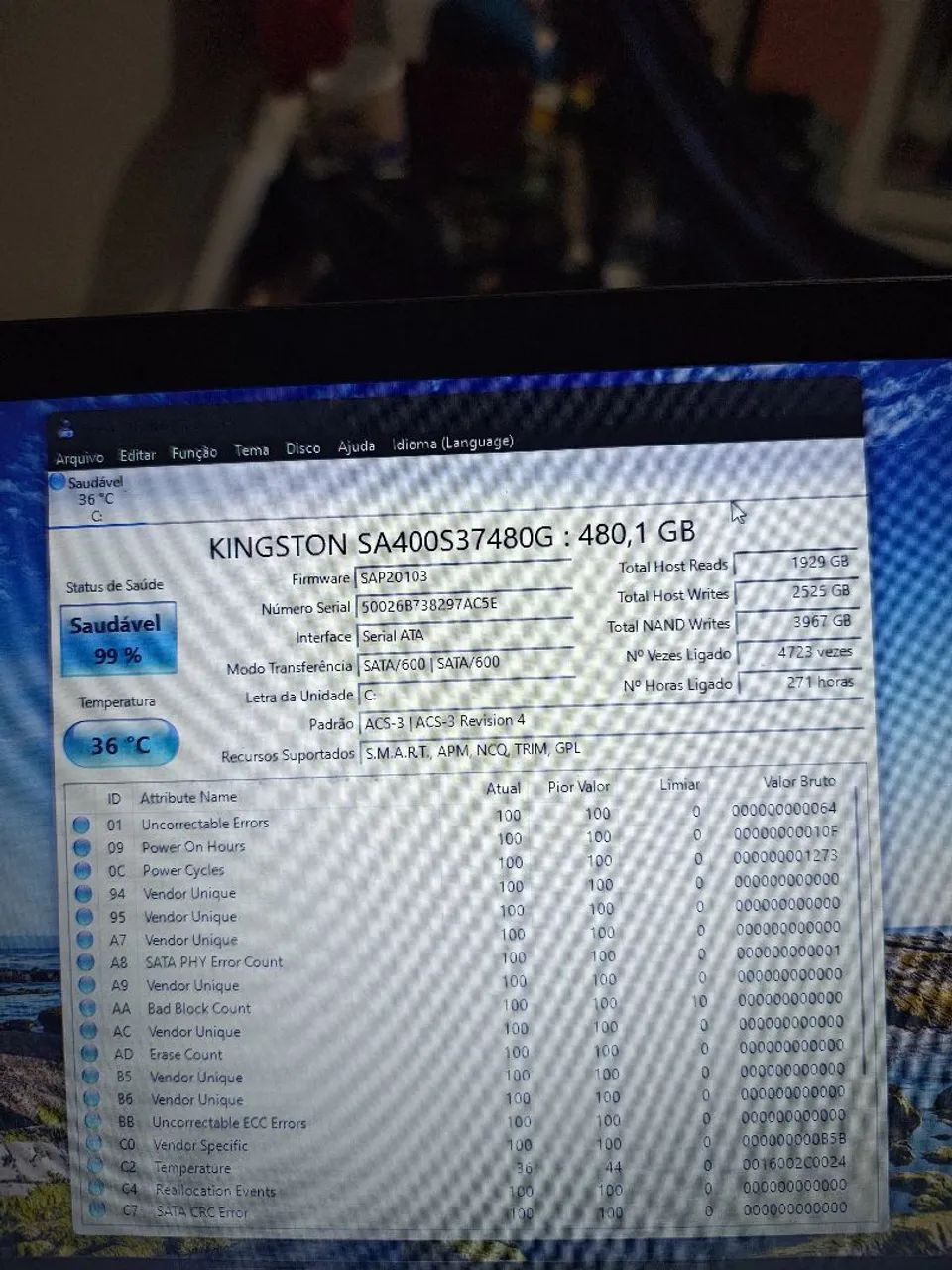 SSD Kingston 480GB