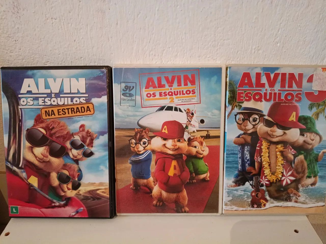 FILMES DVDS COLEÇÃO ALVIN E OS ESQUILOS 