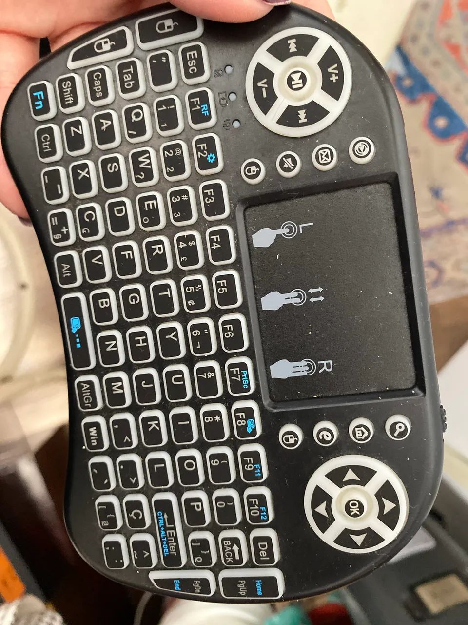 Mini teclado sem fio 