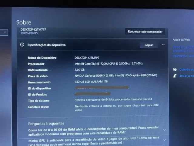 Notebook Samsung 15,6" Intel Core i5-7200U HD 1TB SSD - Foto 3