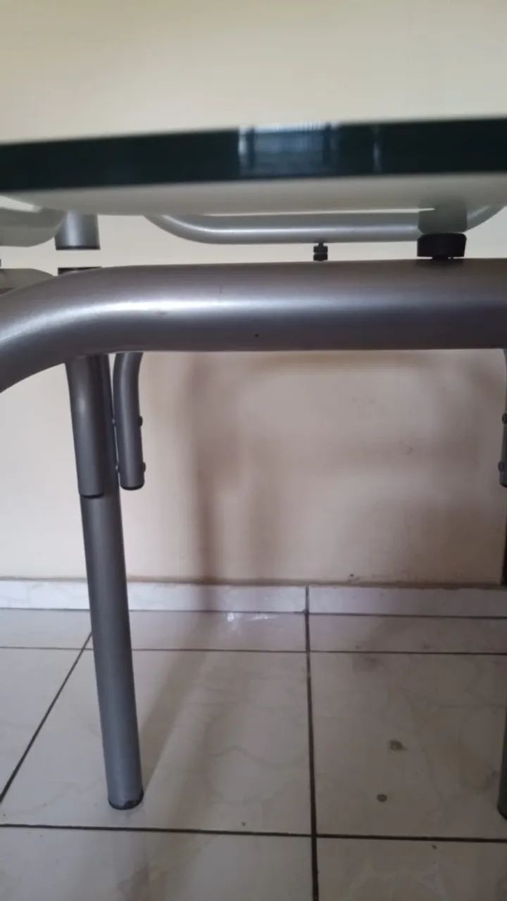 Mesa de Vidro Rendonda Usada  - Foto 2