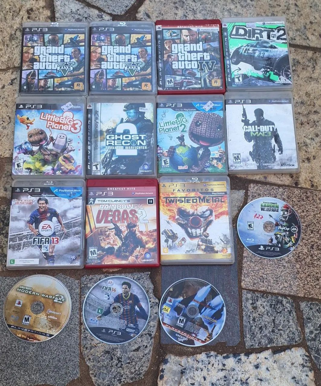 Lote 15 jogos ps3 