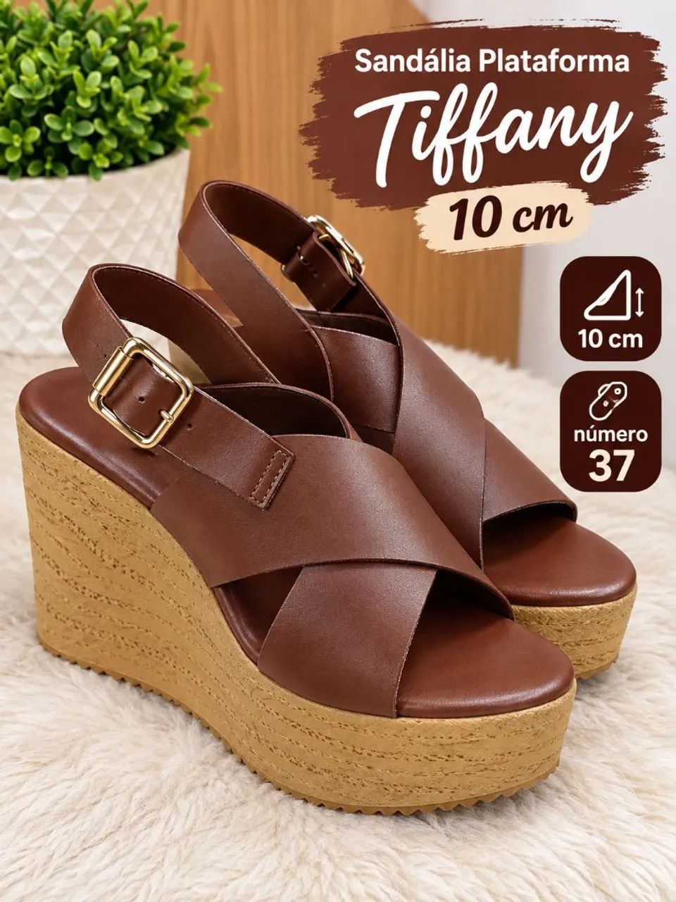 Sandália plataforma Tiffany 