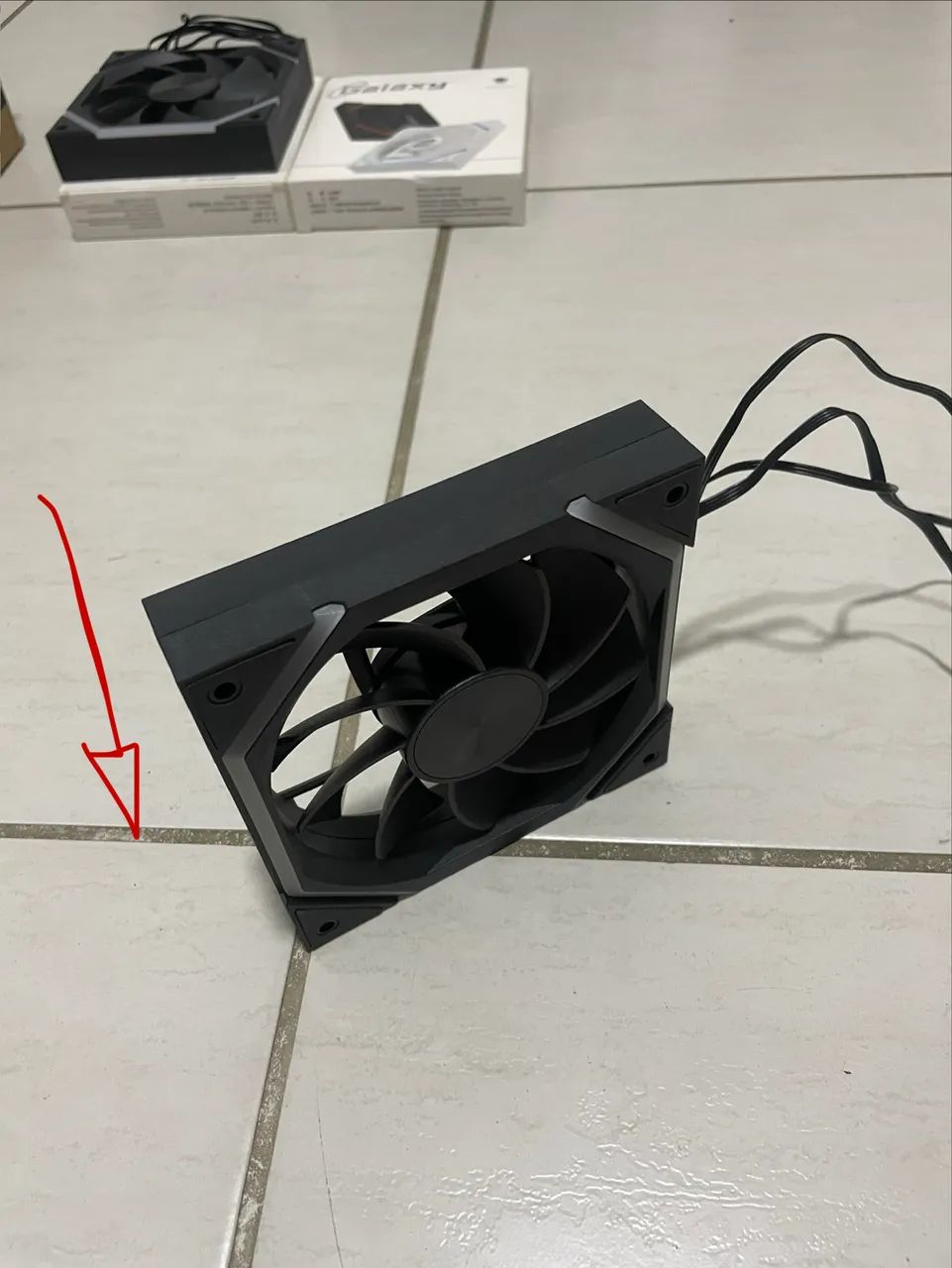 Kit 7 Fans Galaxy Prism XH Reverse ARGB - Foto 3
