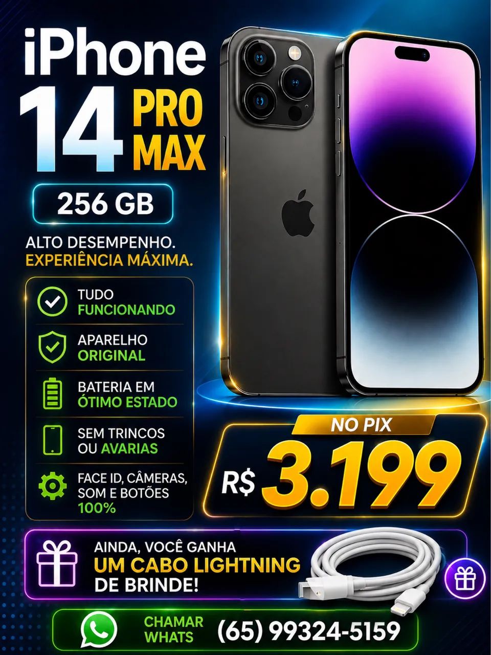 IPHONE 14 PRO MAX 256 GB