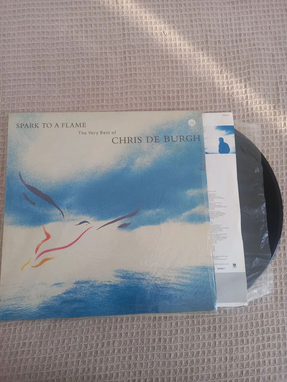 Spark to a flame. Chris de Burgh. Lp em perfeito estado. Disco de vinil.