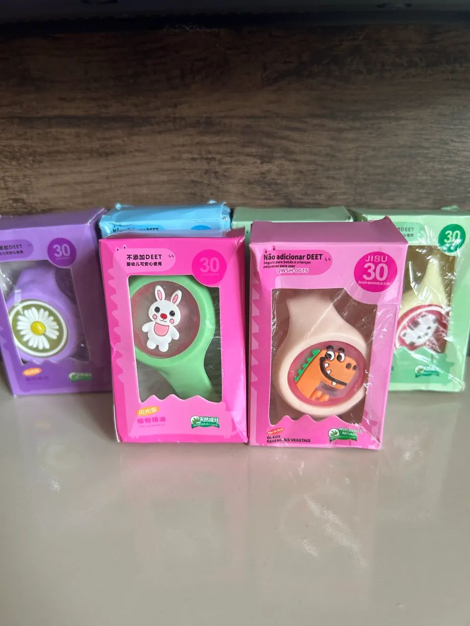Pulseira Relógio Infantil Anti Mosquito 