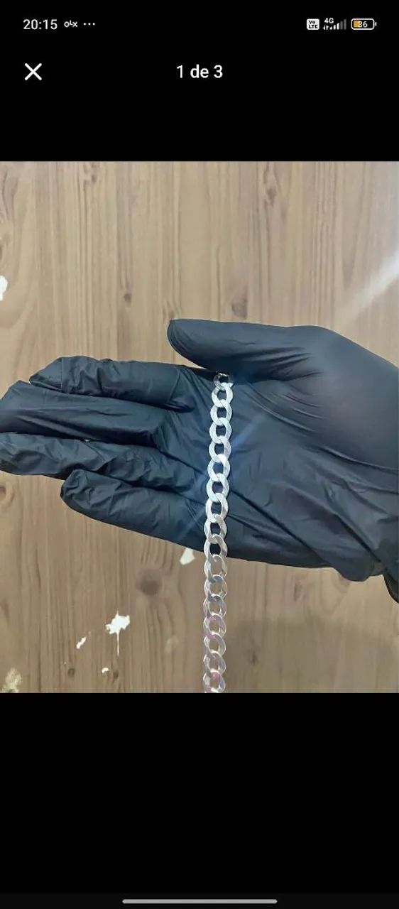 Pulseira 925 10milimetro 