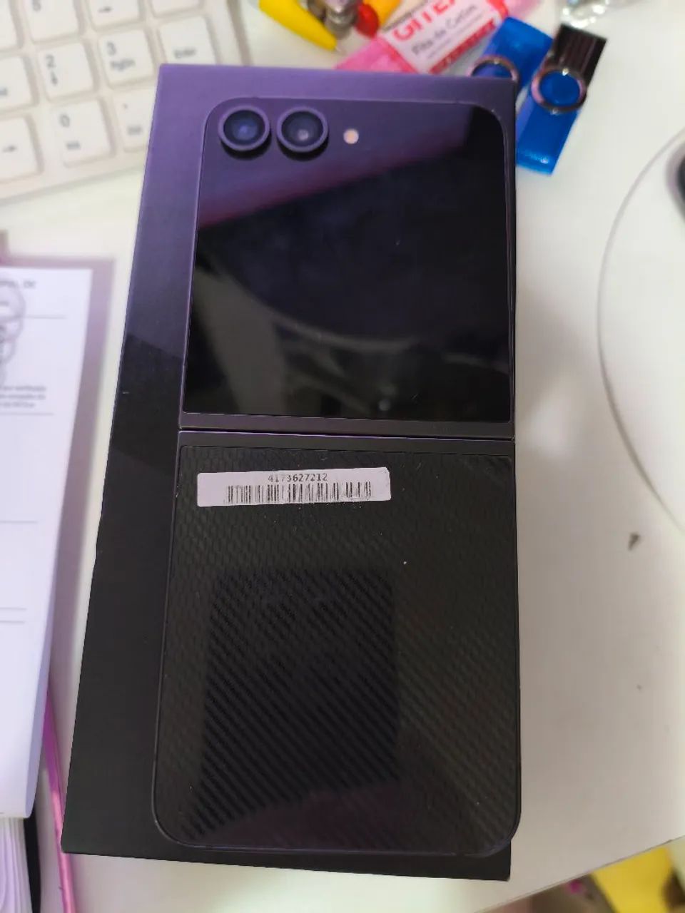Celular com defeito na tela modelo SANSUNG FLIP6  512GB - Foto 2