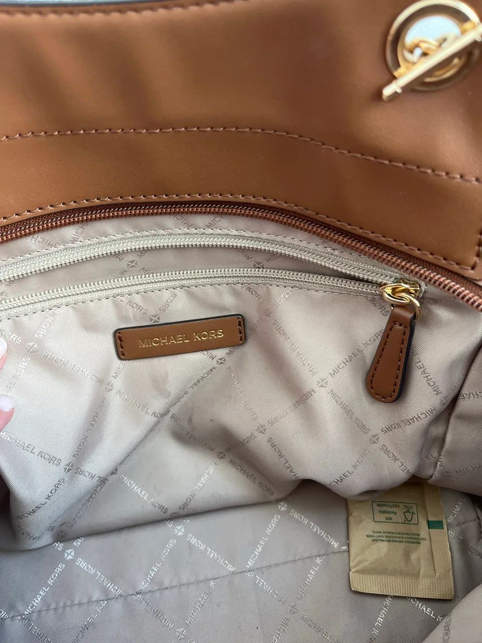 Bolsa Michael kors nova couro marrom - Foto 2