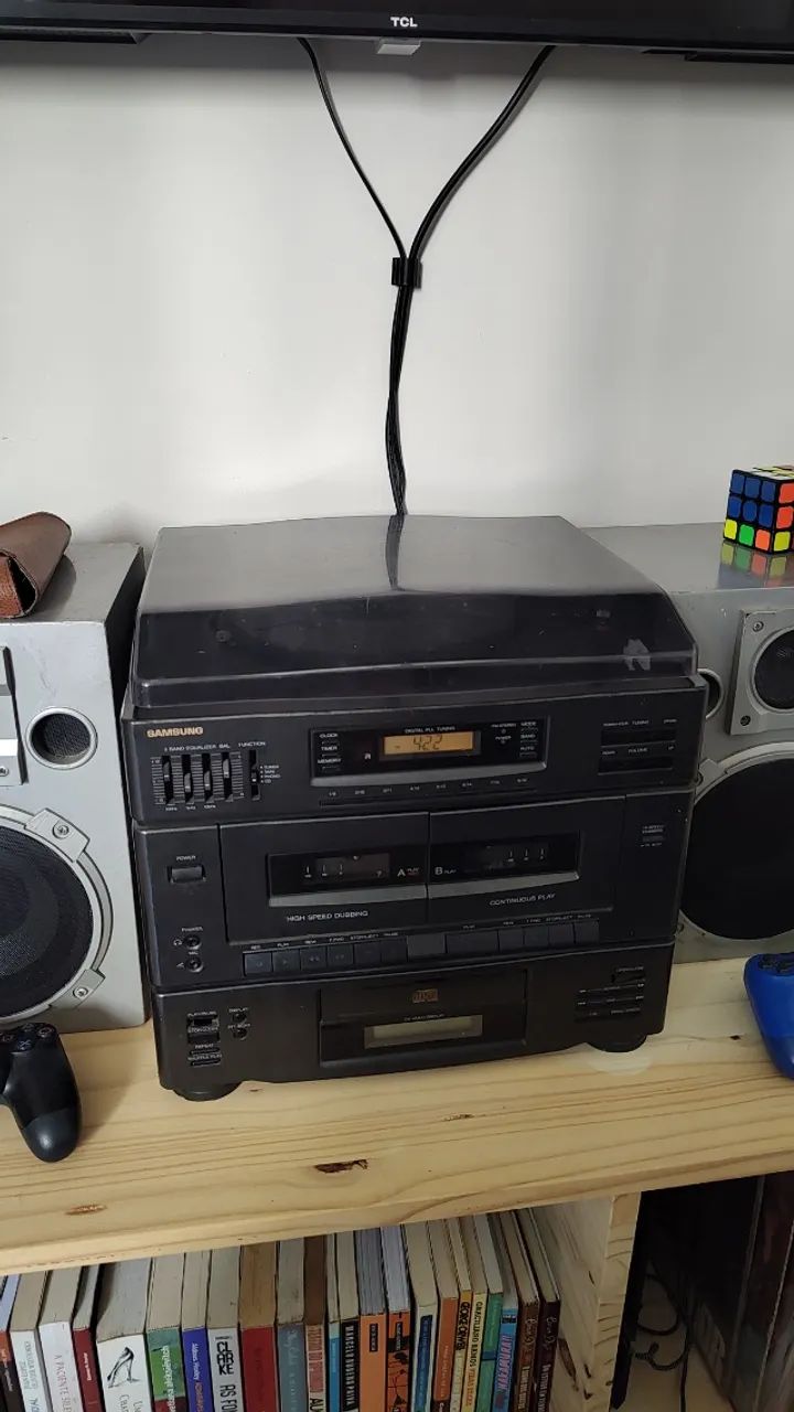 Raridade - Mini System toca disco 4x1 Samsung scm 6500