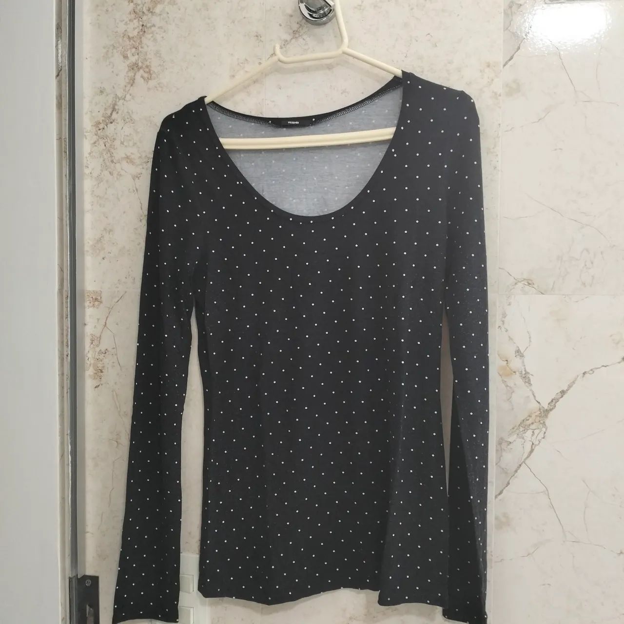 Lote 5 blusas manga longa