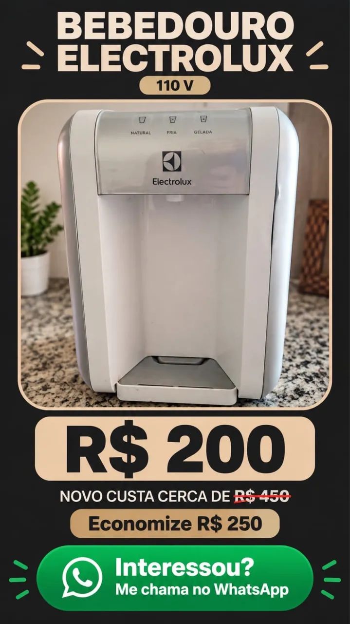 Bebedouro Electrolux 