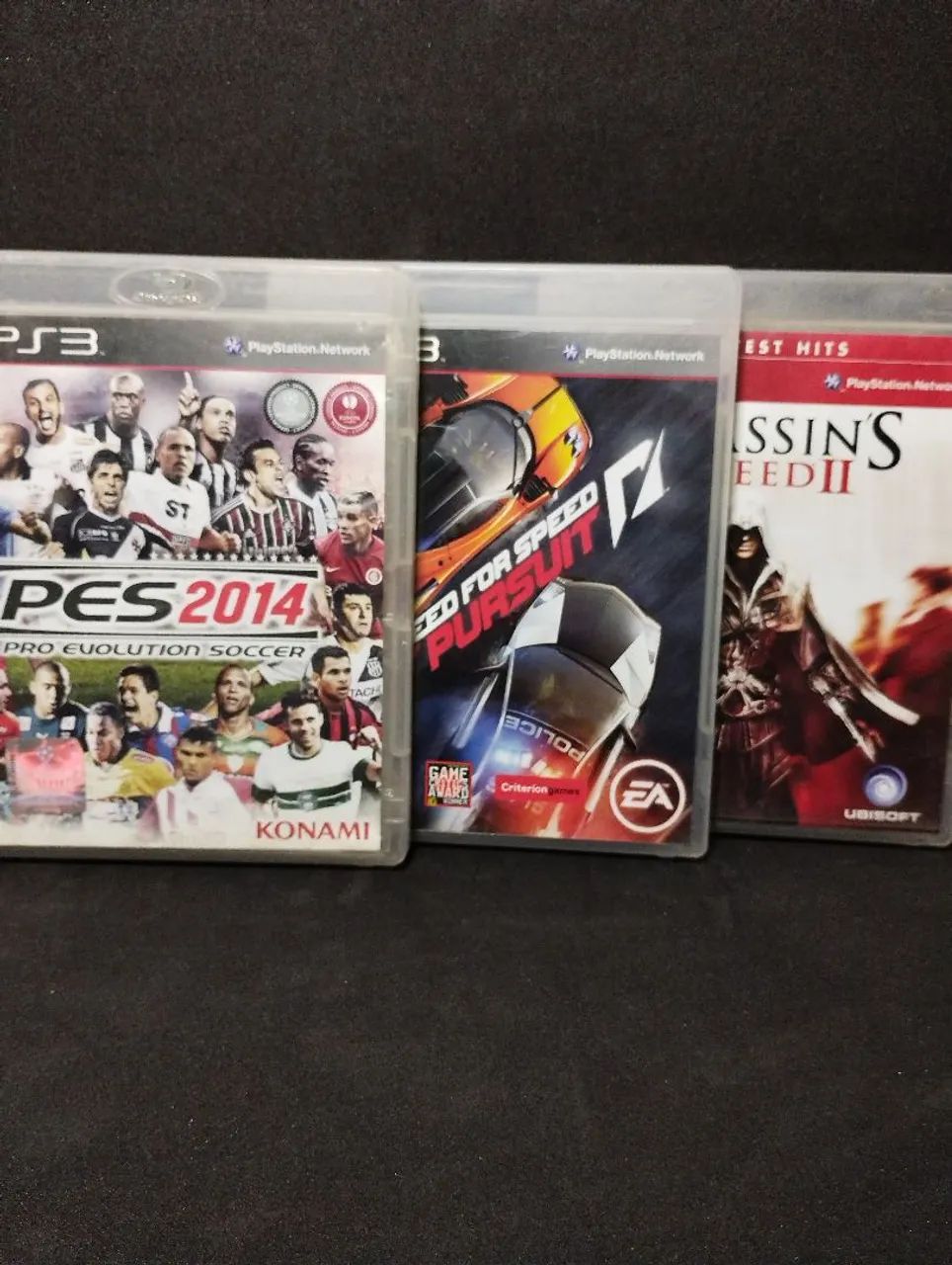 Package PS3 - Assassin's Creed, Need for Speed, Pes 2014