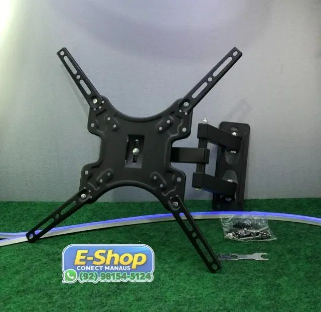 Suporte De Tv Articulado 55 Polegadas Flexivel - Entrega Grátis - Foto 2
