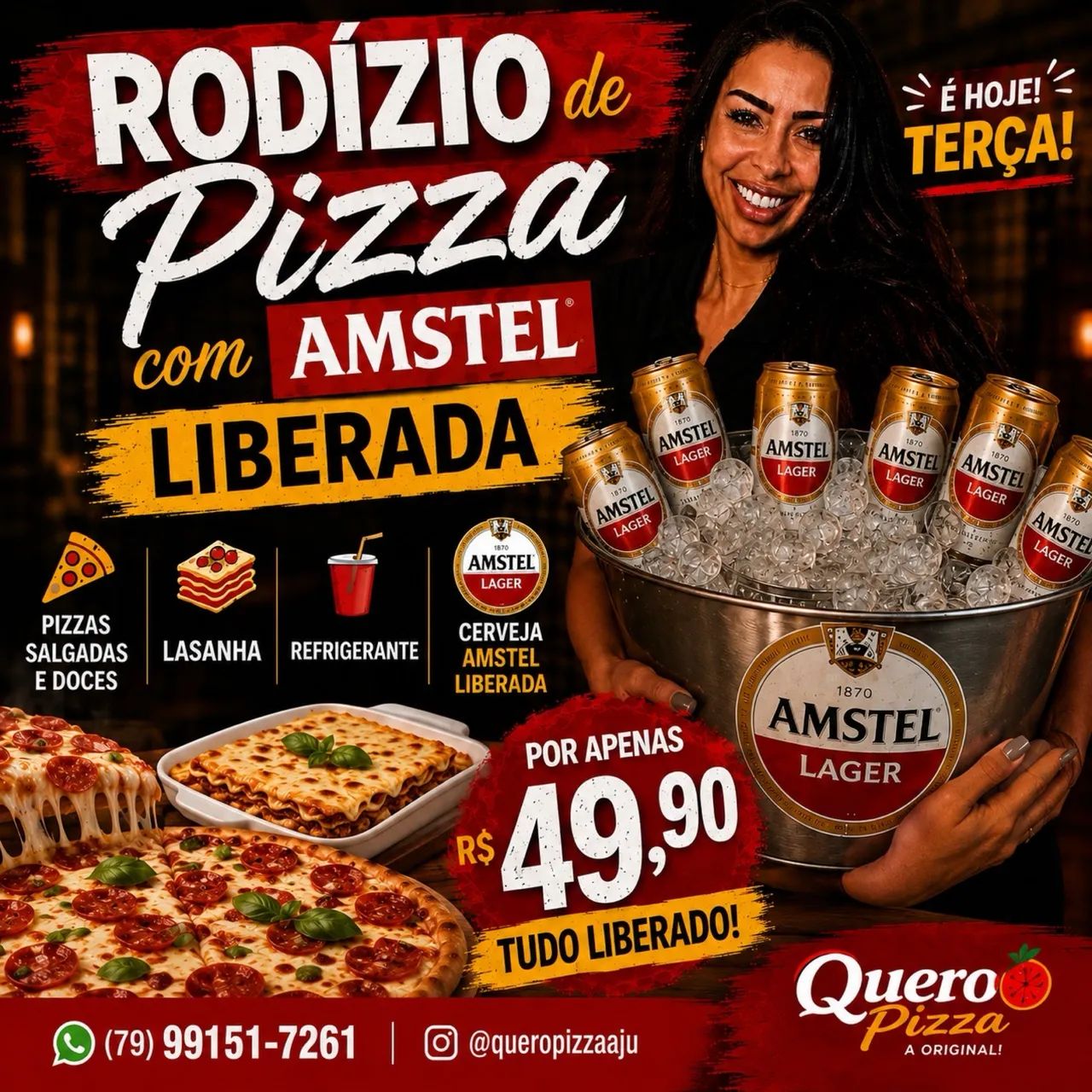 Vaga para pizzaiolo(a) e auxiliar de cozinha 