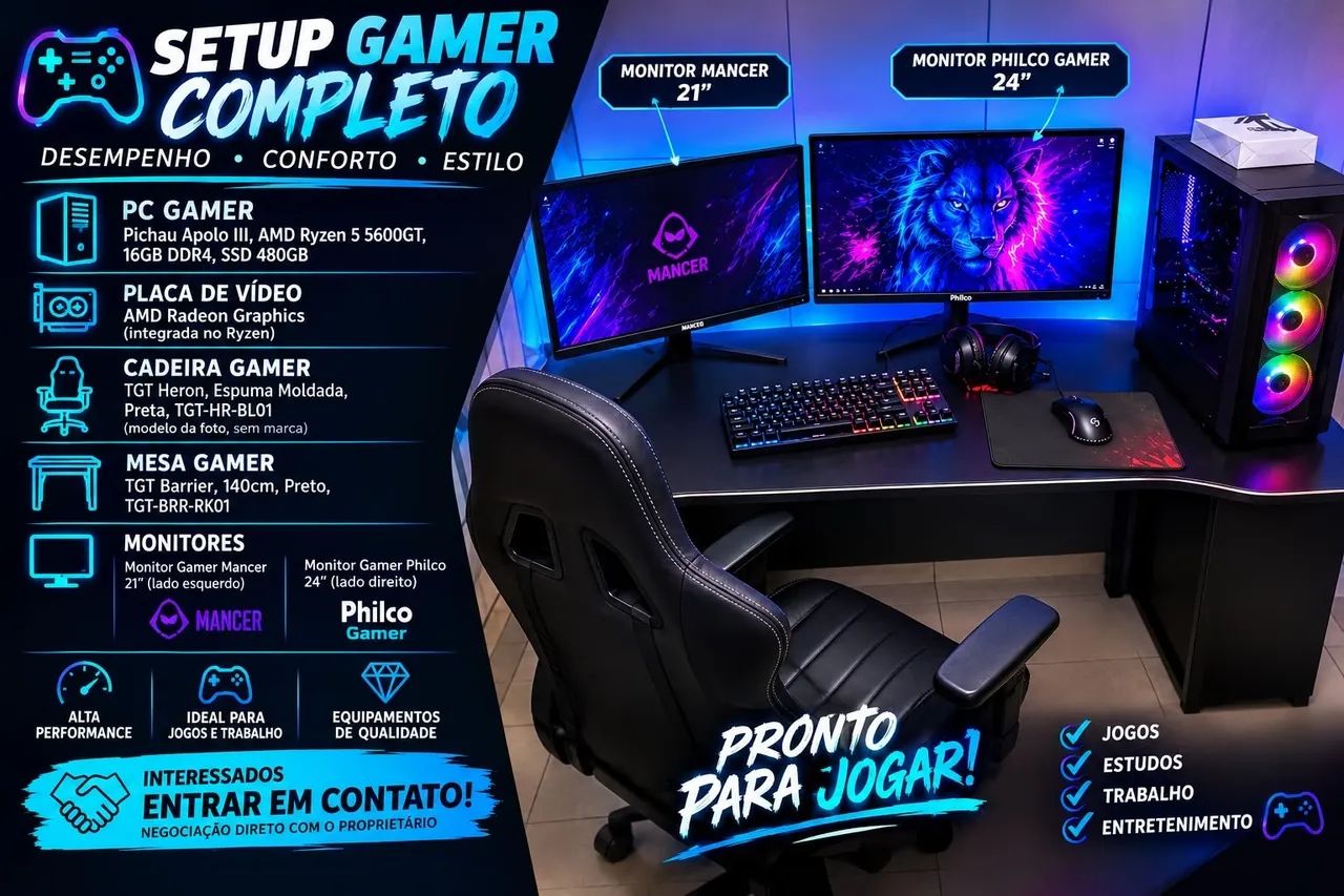 SETUP COMPLETO - COMPUTADOR 
