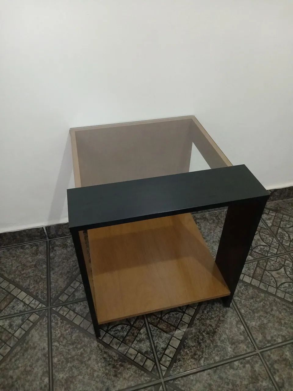 Mesinha de canto tampo de vidro  - Foto 3