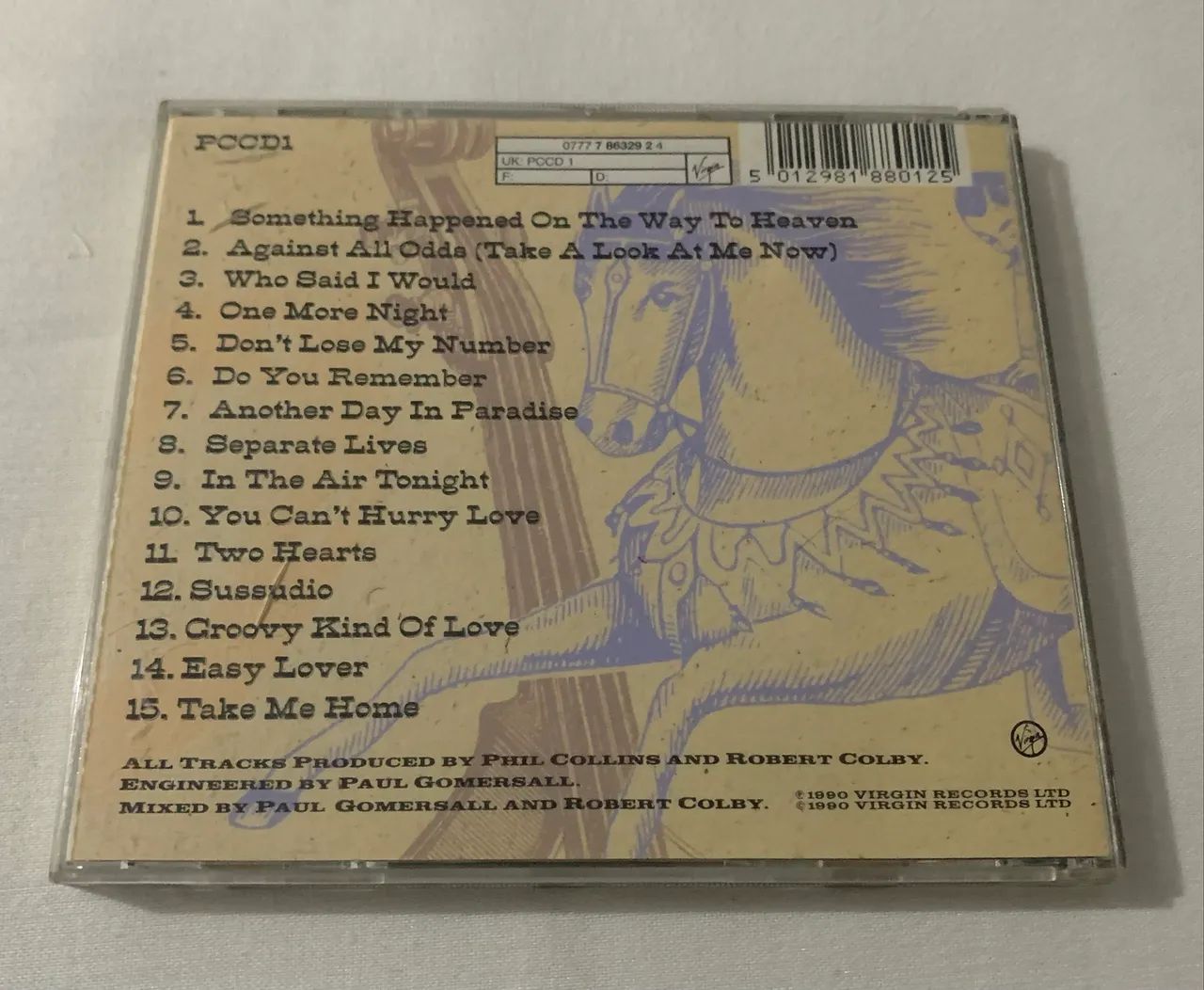 cd phil collins serious hits live impecável  - Foto 5