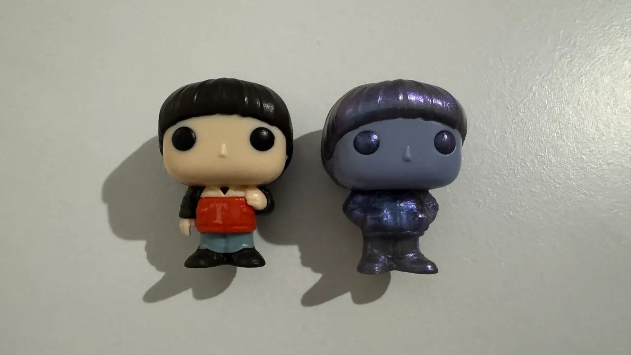 Conjunto Will e Will Upside Down Stranger Things Funko Pop Kinder Joy