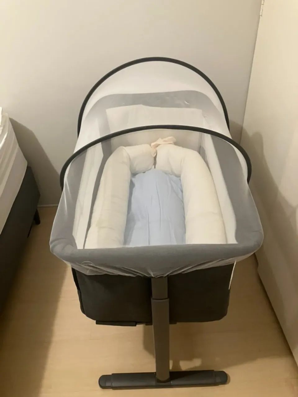 Berço Desmontável Lado a Lado Myside Preto, Kiddo