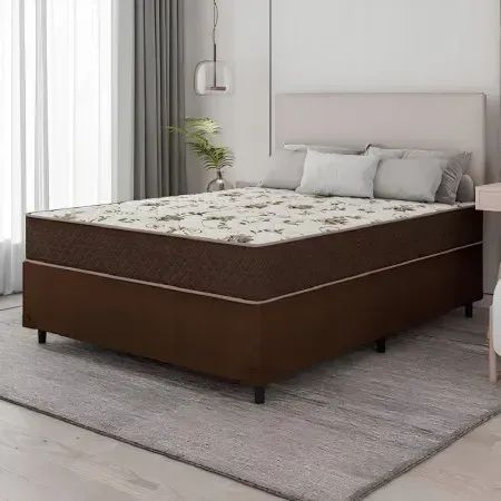  Conjunto base e colchão  Espuma D33 casal é (em estoque)