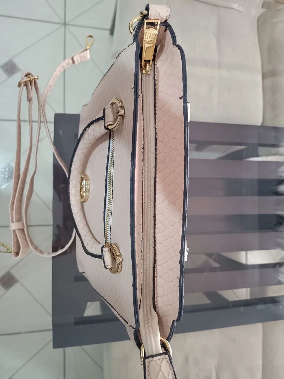 Bolsa Rafitthy Feminina Rosa Claro- Original - Foto 3