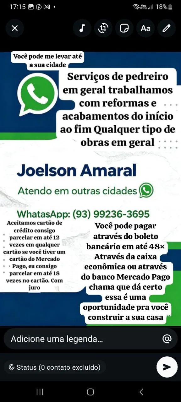 Pedreiro  reformas em geral