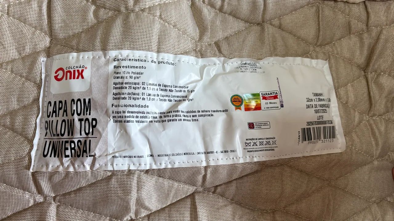 Capa com pillowtop - Foto 3