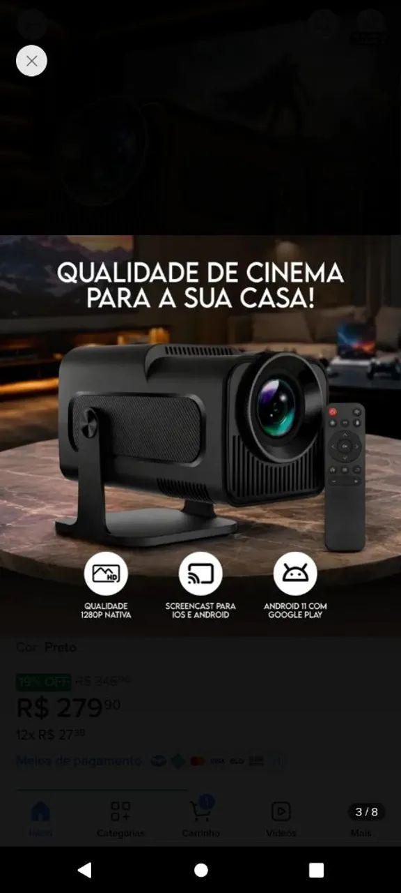 Projetor compacto ? - Foto 5