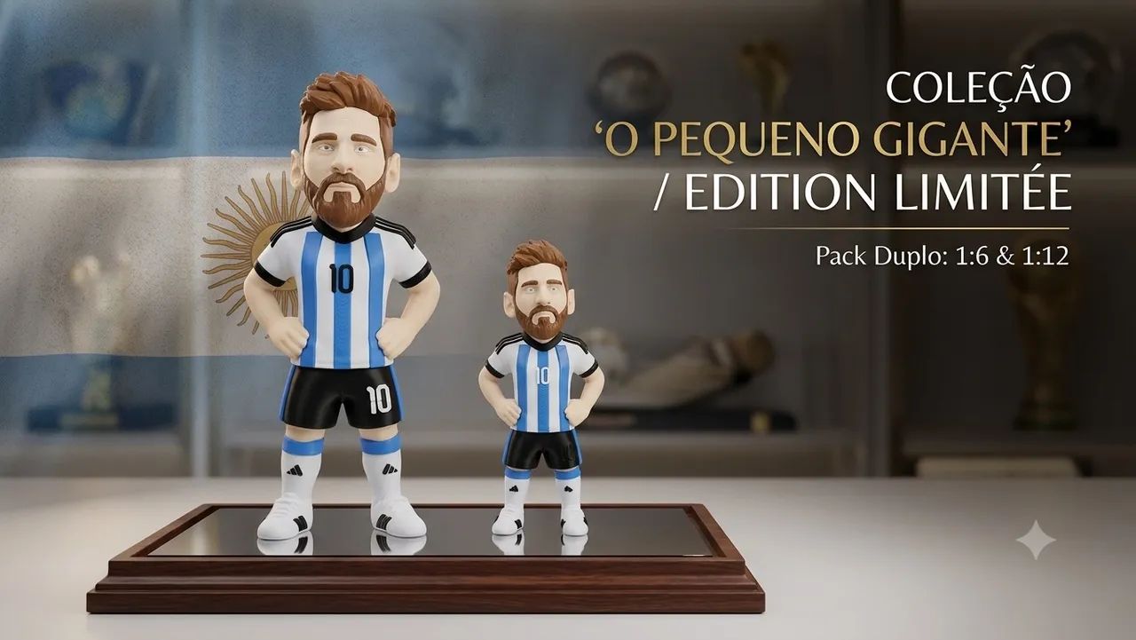 Boneco 3D Messi Versão Colecionador - Foto 4