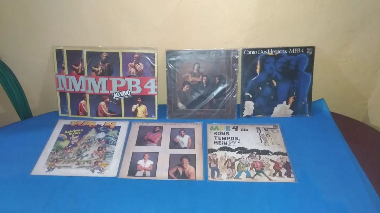 MPB4 LP Disco de vinil,  vários, bom estado. E outros!