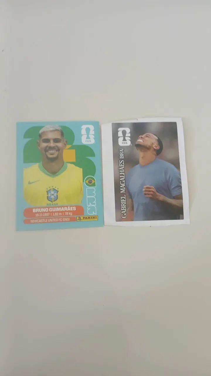 Figurinha da copa 2026 Gabriel M. C.C. + Bruno G. - Foto 3