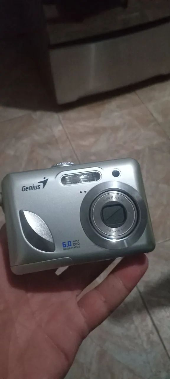 Câmera digital funcionando 