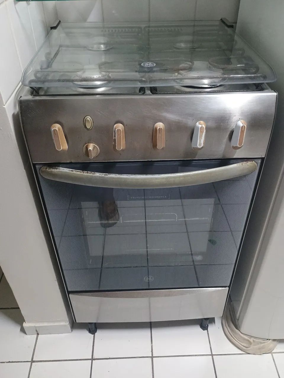 Fogão usado GE com 4 bocas 