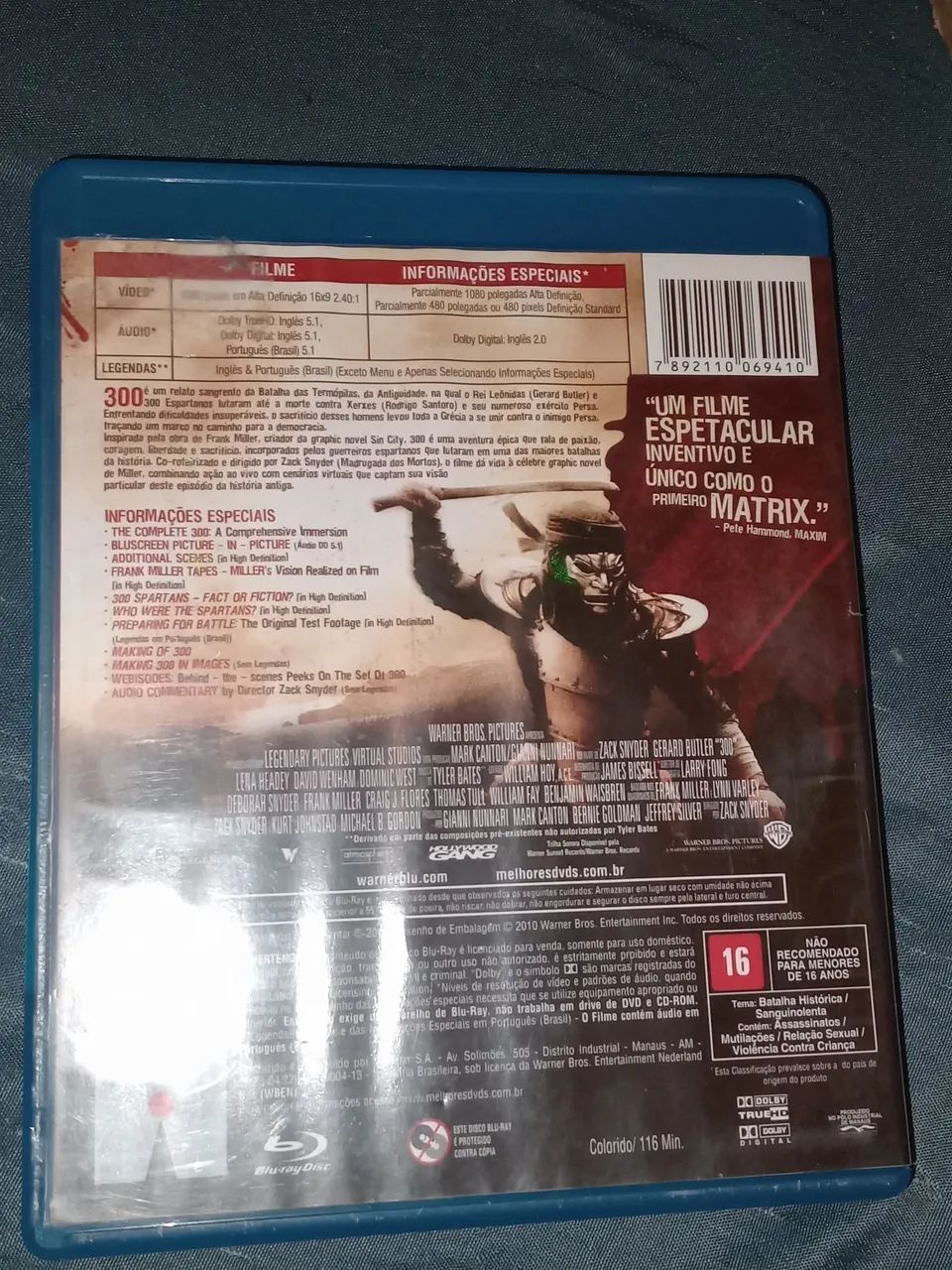 Blue-ray filme 300  - Foto 3