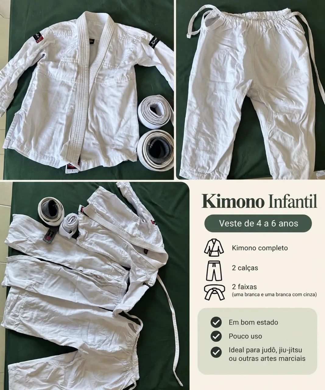 Kimono infantil 