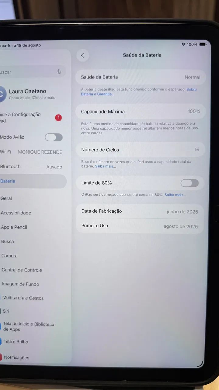 iPad 11 A16 128gb prata - Foto 5
