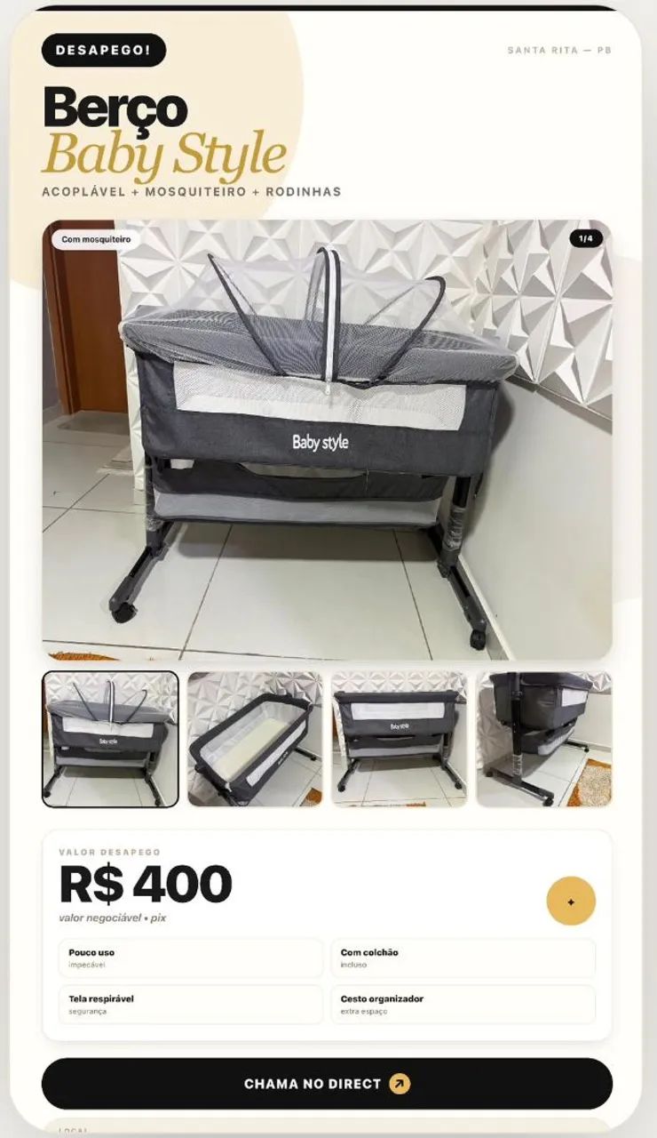 Berço Moisés 