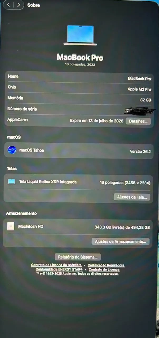 Macbook Pro M2 16' - Foto 2
